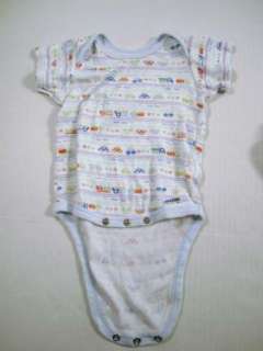 Lot of Infant Boys Clothing Size 6 9 Months Pajamas Body Suits  