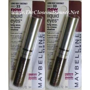 Maybelline Liquid Eyes Long Wear, No Crease Eye Shadow, # 33 Long Way 