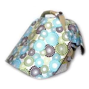    Peanut Shell Infant Car Seat Cover/Canopy (Retro Pete) Baby