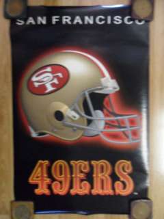NFL Football San Francisco 49ers Helmet Logo Poster  