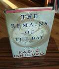   Ishiguro The Remains of the Day US HC 1st/3rd 9780394573434  