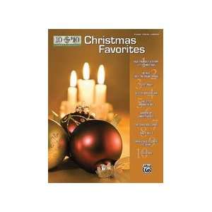  10 for 10 Sheet Music Christmas Favorites   P/V/G 