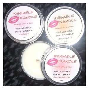     Lickable Body Massage Candle   Fuzzy Navel 4oz 