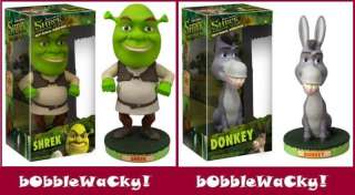 SHREK & DONKEY Funko wacky wobbler bobble head Set2 NIB  