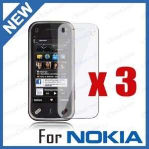 3x Clear Screen Protector Cover Film For Nokia N97 Mini  