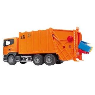 Bruder Scania R Series Garbage Truck   Orange by Bruder