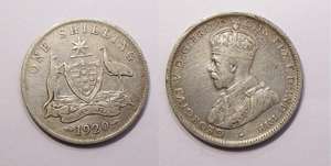 1920 Australia Shilling WL 47  