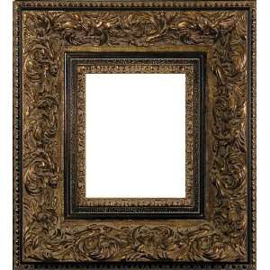  Whittle Burnished Gold Baroque Style Wide Frame