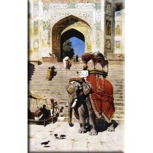   Mathura 10x16 Streched Canvas Art by Weeks, Edwin Lord