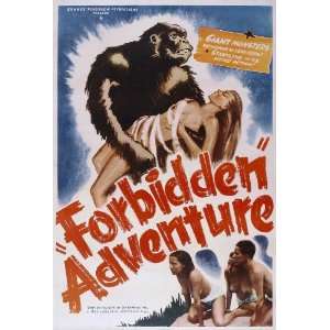 Forbidden Adventure Movie Poster (27 x 40 Inches   69cm x 102cm) (1935 