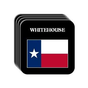 US State Flag   WHITEHOUSE, Texas (TX) Set of 4 Mini Mousepad Coasters