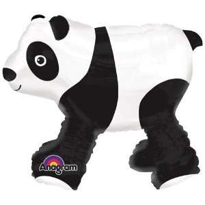  Black & White Panda Bear Airwalker 21 Balloon Mylar 