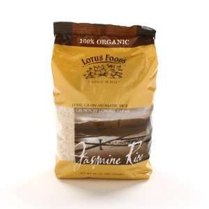 Organic Jasmine White Rice (1 pound)  Grocery & Gourmet 