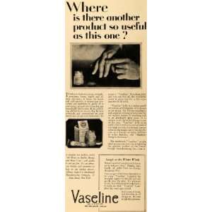   Mfg Co Vaseline Petroleum Jelly   Original Print Ad