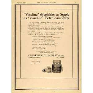  1920 Ad Chesebrough Vaseline Medicinal Petroleum Jelly 17 