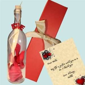  Heart of Roses Romantic Message In A Bottle Letter Health 