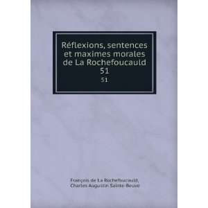   Charles Augustin Sainte Beuve FranÃ§ois de La Rochefoucauld Books