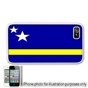  Curacao Flag Apple Iphone 4 4s Case Cover White 
