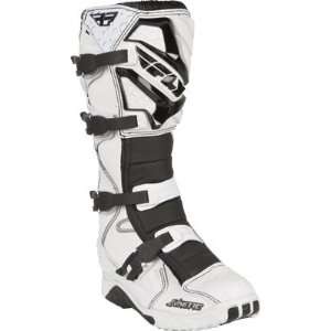  Fly Racing Kinetic MX Boots White 7 Automotive