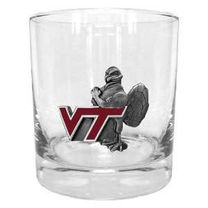    NCAA Virginia Tech Hokies Round Rocks Glass