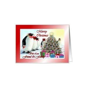   ~ Friend & Family ~ Whimsical Penguins / Christmas Tree / Gifts Card