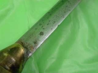 Rare 19cent knife handle made from old Europe sword  