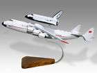   an225 buran shuttle wood desktop airplane model 