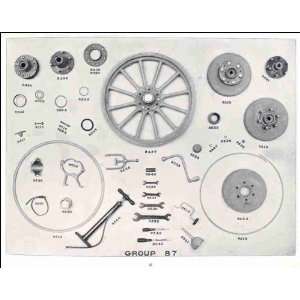  Reprint Rambler group 87; Wheel group; Tool equipment 1909 