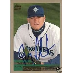  Ryan Christianson Signed Mariners 2000 Topps Card Sports 