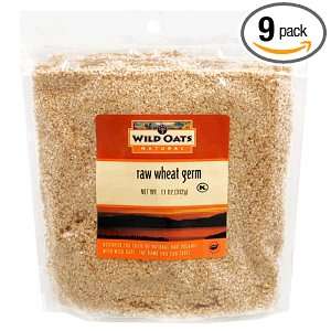 Wild Oats Natural Raw Wheat Germ, 11 Ounce Bags (Pack of 9)