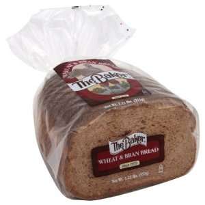 The Baker Wheat & Bran 20 Oz Bread 3 Packs  Grocery 