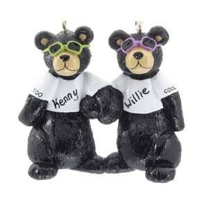  Personalized Too Cool Bears Christmas Ornament