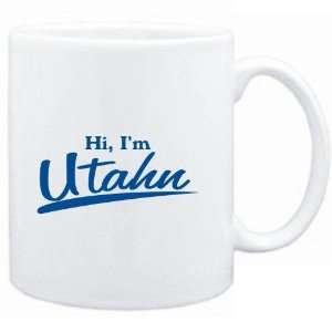  Mug White  HI, I AM Utahn  Usa States