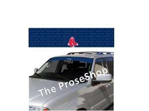   Red Sox Auto Car Windshield Visor Window Film Tint Baseball  