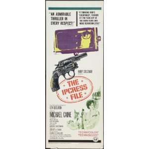 Ipcress File The Movie Poster Insert 14x36 