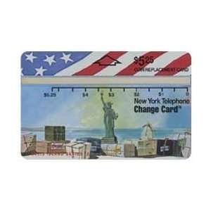   Phone Card $5.25 Ellis Island Statue of Liberty In Harbor (Card #2