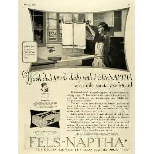  1923 Ad Fels & Co Fels Naptha Bar Soap Washing Laundry 