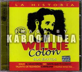 WILLIE COLON La Historia Sus Exitos CD + DVD NEW Salsa  