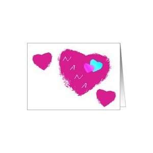  Grandparents Day Hearts For Nana Card Health & Personal 