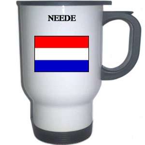  Netherlands (Holland)   NEEDE White Stainless Steel Mug 