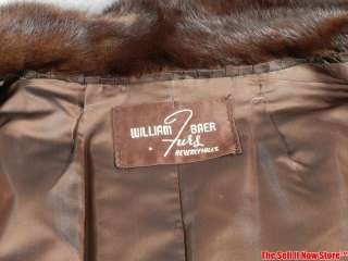 William Baer Furs Beverly Hills short Mink Jacket coat  