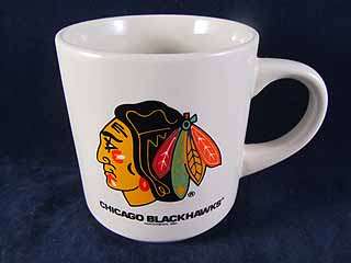 1993 Chicago Blackhawks Coffee Mug Off White GUC Logo  