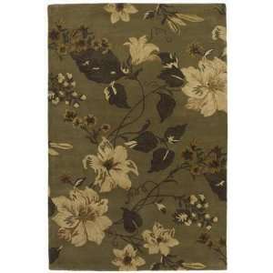  KAS   Havana   2620 Tropica Area Rug   5 x 8   Moss 