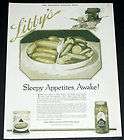 1918 OLD MAGAZINE PRINT AD, LIBBYS CHOICE PICKLES, SLEEPY APPETITES 