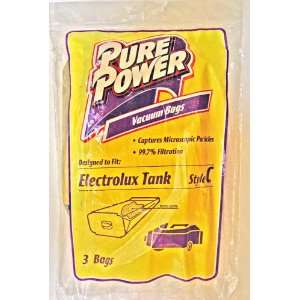  Pure Power Vacuum Bags for Electrolux Tank Style C