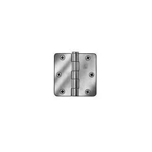 Hager RC1541 4x4in 1/4in Radius Hinge Full Mortise Residential Weight 