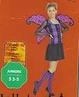   Punk Fairy Dress & Wings Costume Juniors S 3   5 ~ 