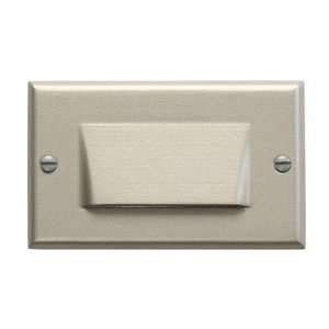   Step Lite Shield Utilitarian Brushed Nickel Step and Hall Light