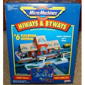  Micro Machines Railroad Central #6 Toys & Games