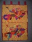 Kuna Tribe Mola Tapestry Panama San Blas 12.60130  